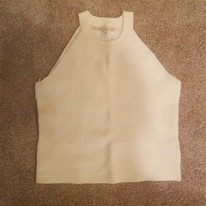 NWT RACHEL Rachel Roy Cream crop top